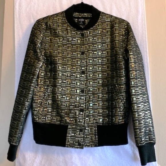 Kate Spade Saturday Baroque Bomber Jacket - Picture 1 of 6